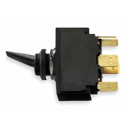Marine Toggle Switch, DPDT, 6 Connections, On/Off/On, 15A at 12VDC MPN:M223SP