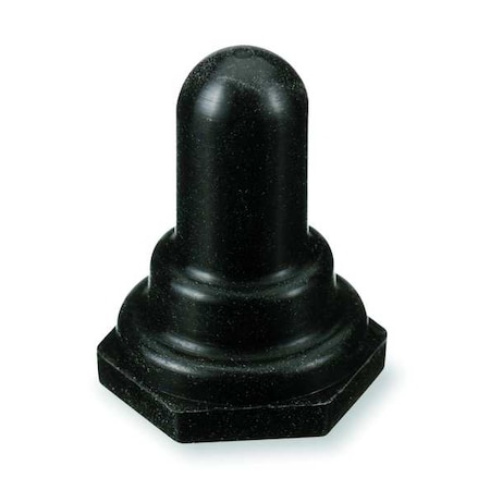 Toggle Switch Boot, Rubber, Black, For Use With Non-Illuminated Toggle Switches MPN:MSB1