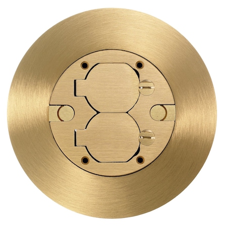 Round Brass Flr Box Flange Cover Comb MPN:SF39253A