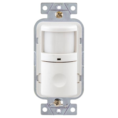 Wall Mount Sensor, Occupancy, Vacancy, Hard Wired, White, 1, 200 sq ft, Fluorescent, LED MPN:WS2000NW