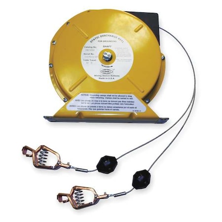 Cord Reel, Yellow Reel Color, 50 ft Length MPN:HBL50YSD