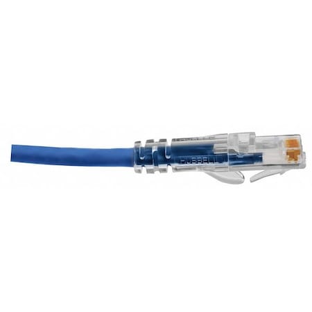 Patch Cord, Cat 6A, Clear Boot, Blue, 30 ft. MPN:HC6AB30