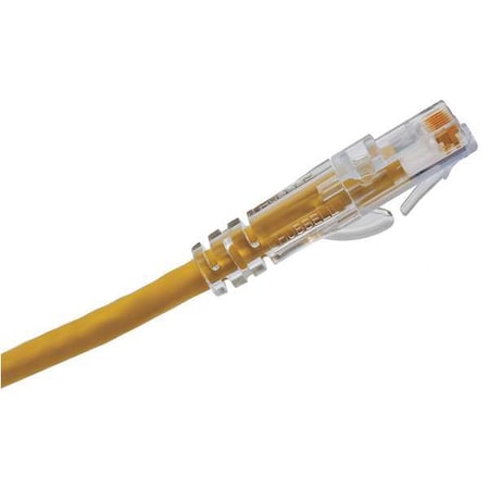 Patch Cord, Cat 6A, Clear Boot, Yellow, 20 t MPN:HC6AY20
