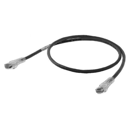 Patch Cord, Cat 6, Clear Boot, Black, 10 ft. MPN:HC6BK10