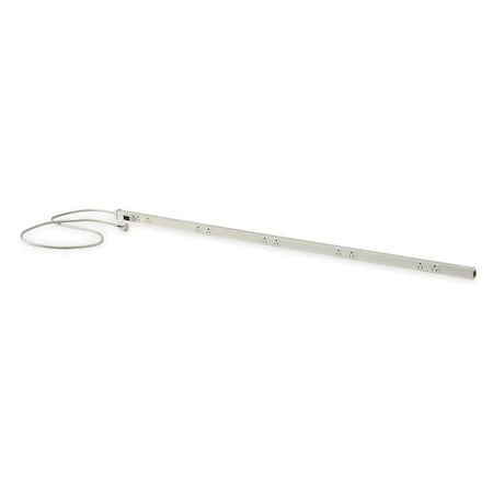 Outlet Strip, Switched, 6 5-15R, 5-15P, 6 ft., White MPN:PT153112P