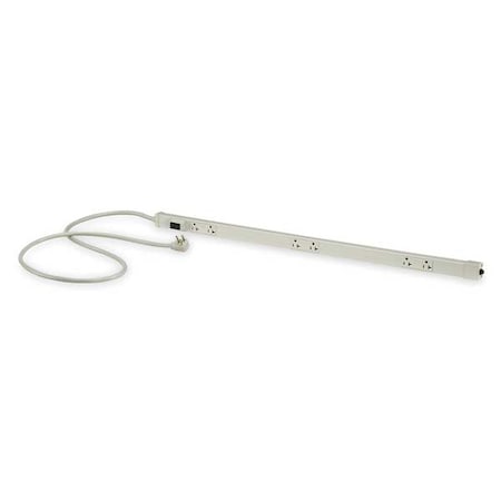 Outlet Strip, Switched, 6 5-15R, 5-20P, 6 ft., White MPN:PT203112P