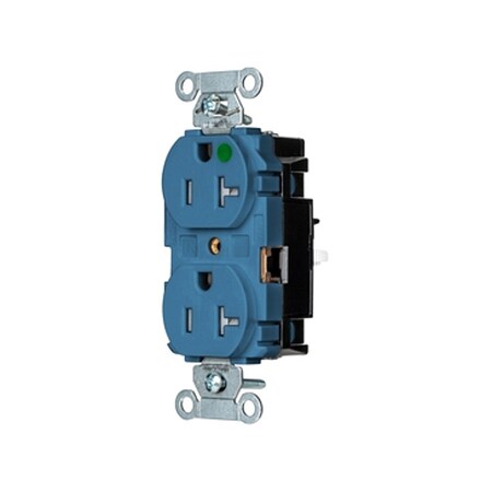 Straight Blade Receptacle, 5-20R, 20 A, 125V AC, 2 Pole, 3 Wire, Surface Mount, Grounded MPN:8300STBLTR