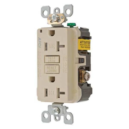 Receptacle, 5-20R, 20 A, 2 Pole, 3 Wire, Grounded MPN:AFR20TRI