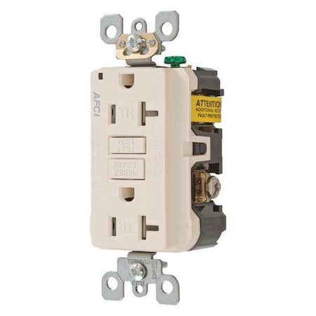 Receptacle, 5-20R, 20 A, 2 Pole, 3 Wire, Grounded MPN:AFR20TRLA