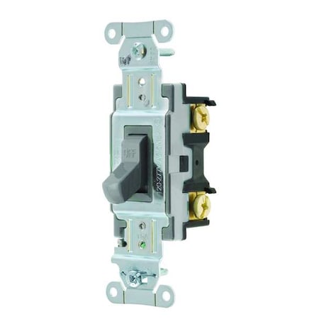 Wall Switch, Gray, 1/2 HP, 1-Pole Switch MPN:CSB115GY