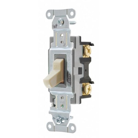 Wall Switch, Ivory, 1/2 HP, 1-Pole Switch MPN:CSB115I