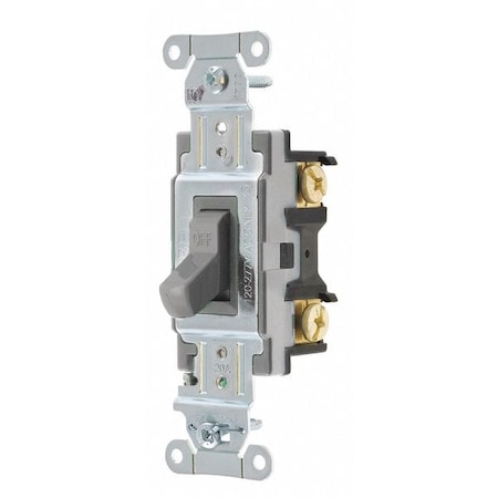 Wall Switch, 20A, Gray, 1 HP, 1-Pole Switch MPN:CSB120GY