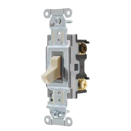 Wall Switch, Ivory, 1/2 HP, 3-Way Switch MPN:CSB315I