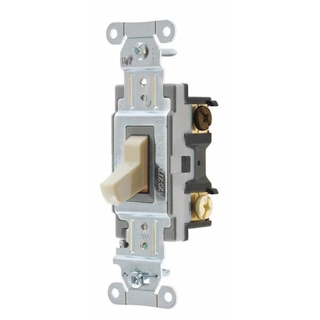 Wall Switch, 20A, Ivory, 1 HP, 3-Way Switch MPN:CSB320I