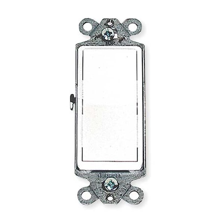 Wall Swtch, 1-Pole, 120/277V, 20A, Wht, Rockr MPN:DS120W