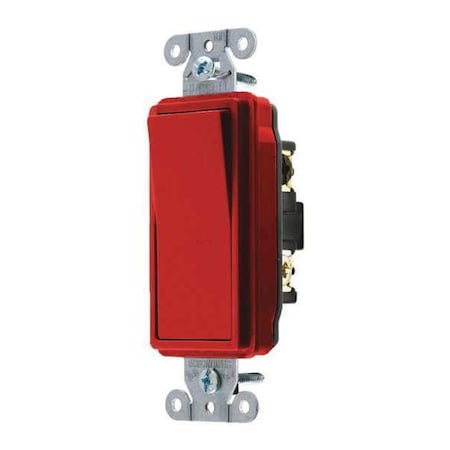 Wall Switch, 20A, Red, 1 HP, 3-Way Switch MPN:DS320R