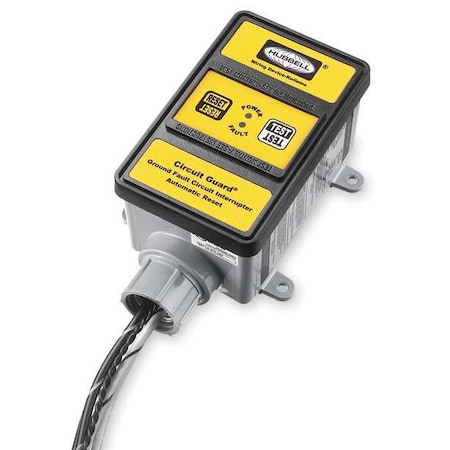 Hard Wired GFCI, 30 A, Yellow, 240VAC MPN:GFHW23115