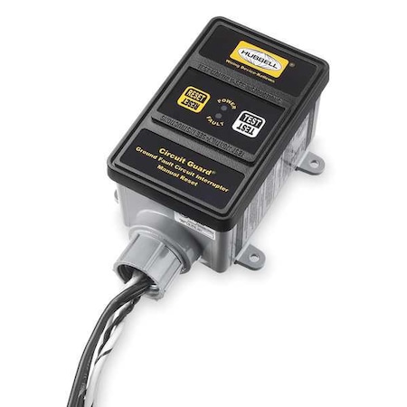 Hard Wired GFCI, 30 A, Black, 120/240VAC MPN:GFHW33015
