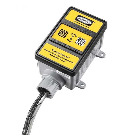 GFCI, Hard Wired, 3 PH 120/208V, 30A, Yellow MPN:GFHW431