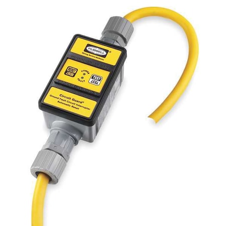 Line Cord GFCI, 6 ft., Ylw, 30A, 120/240VAC MPN:GFP3305
