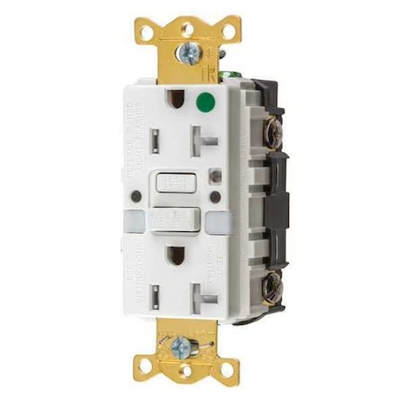 GFCIReceptacle, 20A, 125VAC, White, Nylon MPN:GFTR83WNL