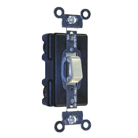 Wall Swtch, 4-Way, 120/277V, 20A, Ivry, Press MPN:HBL1284I