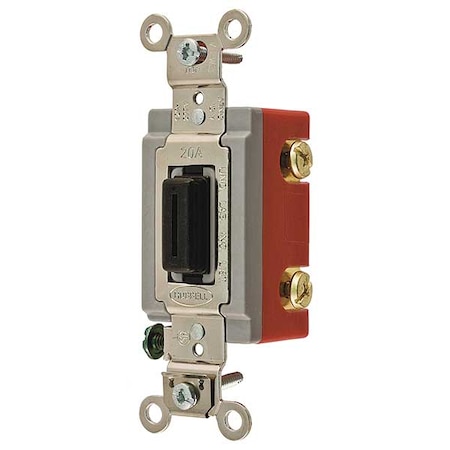 Wall Switch, Toggle, Momentary, Black MPN:HBL1557L