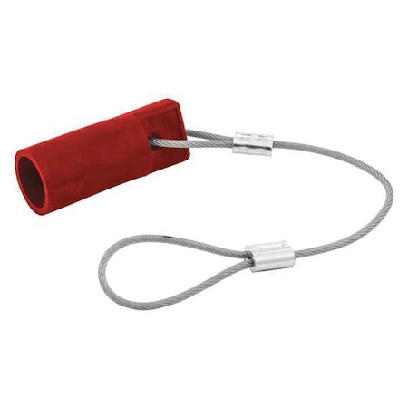 Single Pole Connector, Protective Cap, Red MPN:HBL15FCAPR