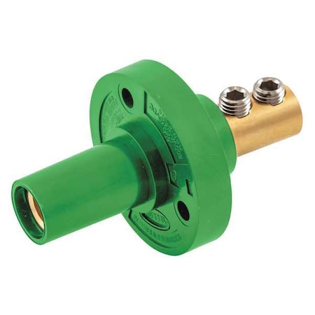 Recpt, Grn, Female, Double Set Screw, 150 A MPN:HBL15FRGN