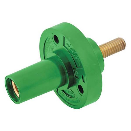 Recpt, Green, Female, Threaded Stud, 150 A MPN:HBL15FRSGN