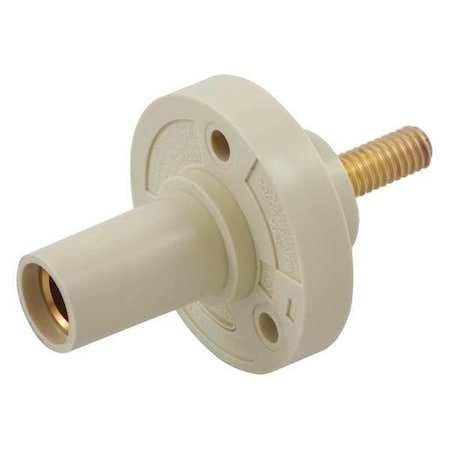 Receptacle, Stud, Wht, Female, Taper Nose MPN:HBL15FRSW