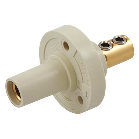 Recpt, Wht, Female, Double Set Screw, 150 A MPN:HBL15FRW