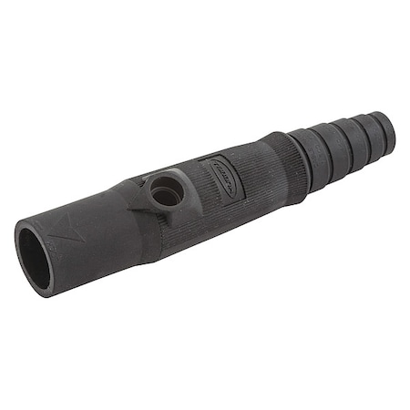 Single Pole Connector Body, M, Black MPN:HBL15MBBK