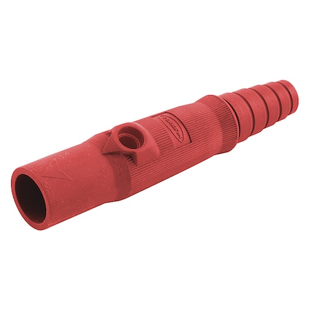 Single Pole Connector Body, M, Red MPN:HBL15MBR