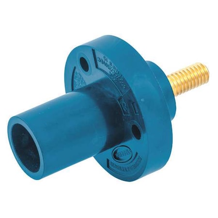 Receptacle, Blue, Male, Threaded Stud, 150 A MPN:HBL15MRSBL
