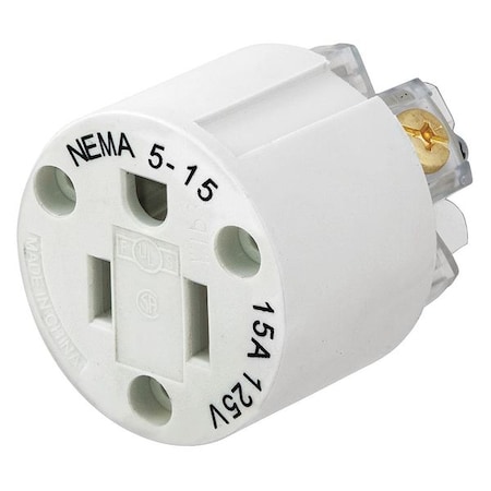 ReceptacleInterior, 15A, 120VAC, Ylw, Nylon MPN:HBL15W47IN