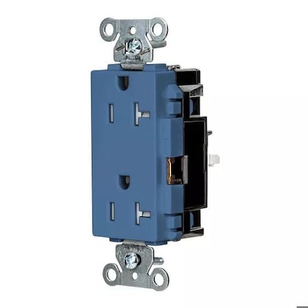 Straight Blade Receptacle, 5-20R, 20 A, 125V AC, 2 Pole, 3 Wire, Surface Mount, Grounded MPN:HBL2162STBLTR