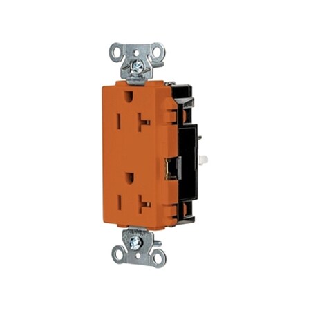 Straight Blade Receptacle, 5-20R, 20 A, 125V AC, 2 Pole, 3 Wire, Surface Mount, Grounded MPN:HBL2162STO