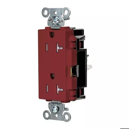 Straight Blade Receptacle, 5-20R, 20 A, 125V AC, 2 Pole, 3 Wire, Surface Mount, Grounded MPN:HBL2162STRTR