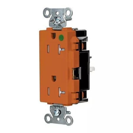Straight Blade Receptacle, 5-20R, 20 A, 125V AC, 2 Pole, 3 Wire, Surface Mount, Grounded MPN:HBL2182STOTR