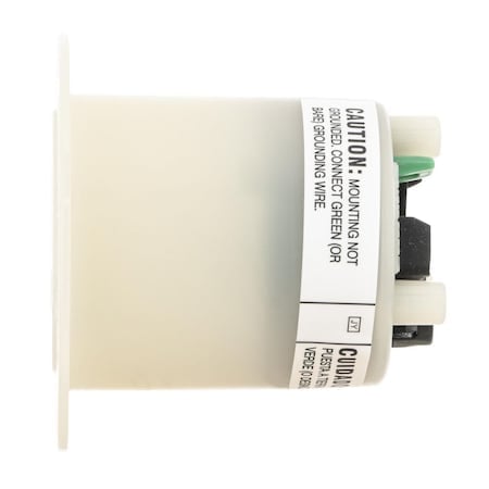Locking Receptacle, L6-20R, 20 A, 250V AC, Single Phase, 2 Pole, Spring Clamp Terminals, White MPN:HBL2326ST