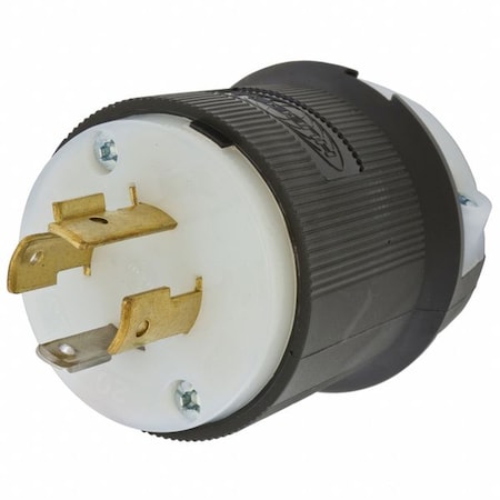 Locking Plug, L14-20P, 20 A, 125/250V AC, Single Phase, 3 Pole, Spring Clamp Terminals MPN:HBL2411ST