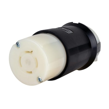 Locking Connector, L14-20R, 20 A, 125/250V AC, Three Phase, 3 Pole, Spring Clamp Terminals MPN:HBL2413ST