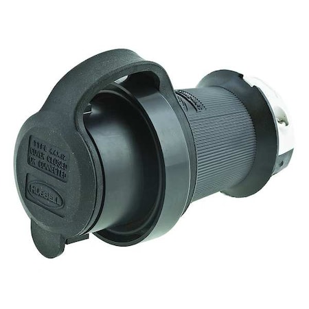 Watertight Locking Plug, L21-20P, 20 A, 120/208V AC, Three Phase, 4 Pole, Screw Terminals MPN:HBL2511SW