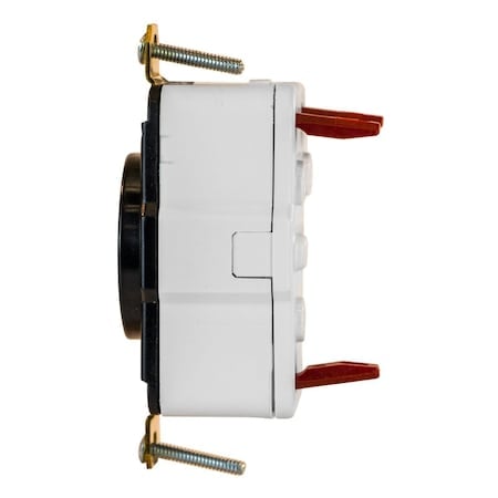 Locking Receptacle, L6-30R, 30 A, 250V AC, Single Phase, 2 Pole, Flush Mount, Black MPN:HBL2620ST