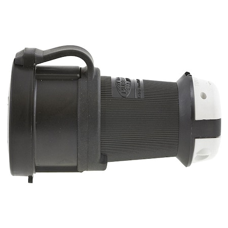 Watertight Locking Connector, L17-30R, 30 A, 600V AC, Three Phase, 3 Pole, Screw Terminals MPN:HBL2743SW