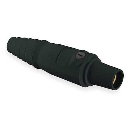 Connector, Double Set, Blk, 300AC/DC, Female MPN:HBL300FBK
