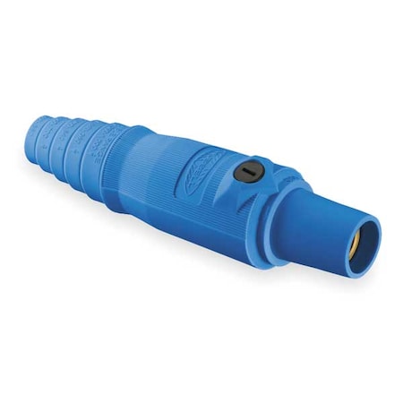 Connector, Double Set, Blu, 300AC/DC, Female MPN:HBL300FBL