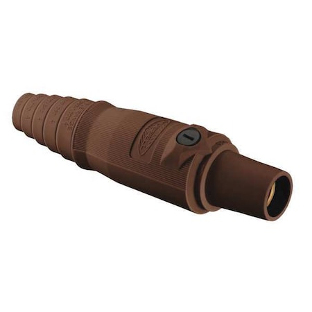Single Pole Inline, 300 A, Female, Brown MPN:HBL300FBN
