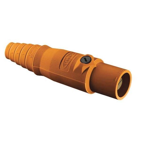 Single Pole Inline, 300 A, Male, Orange MPN:HBL300MO